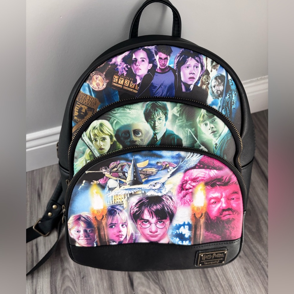 Harry Potter Loungefly Black Backpack